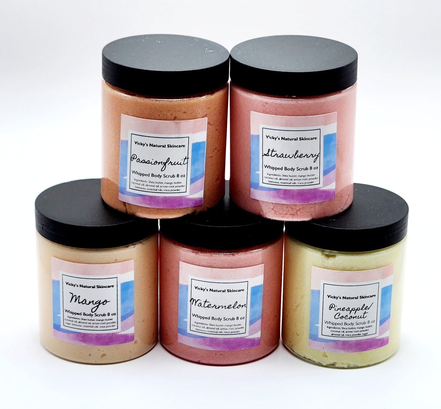 Whipped sugar scrub