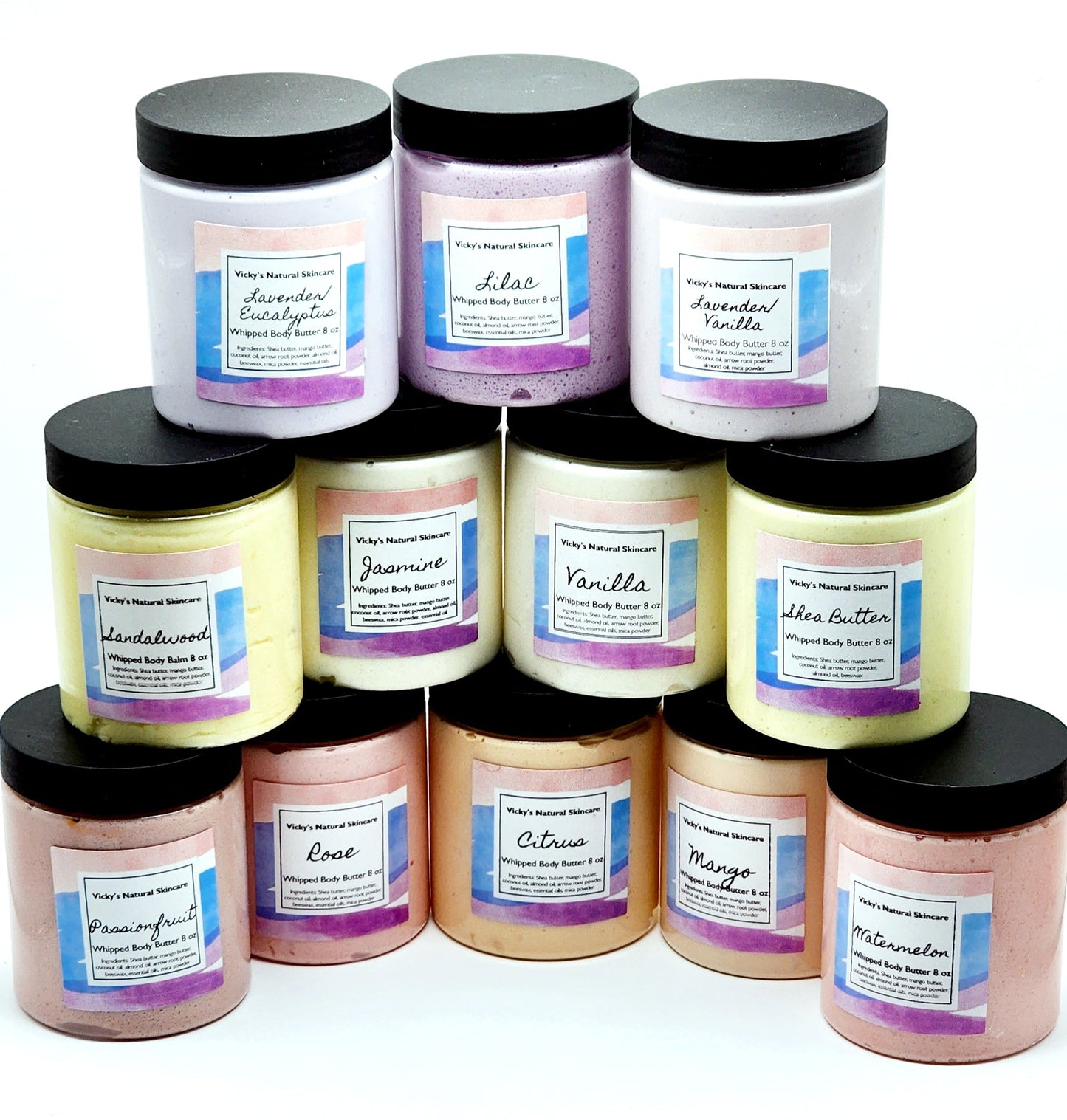 Whipped body butter