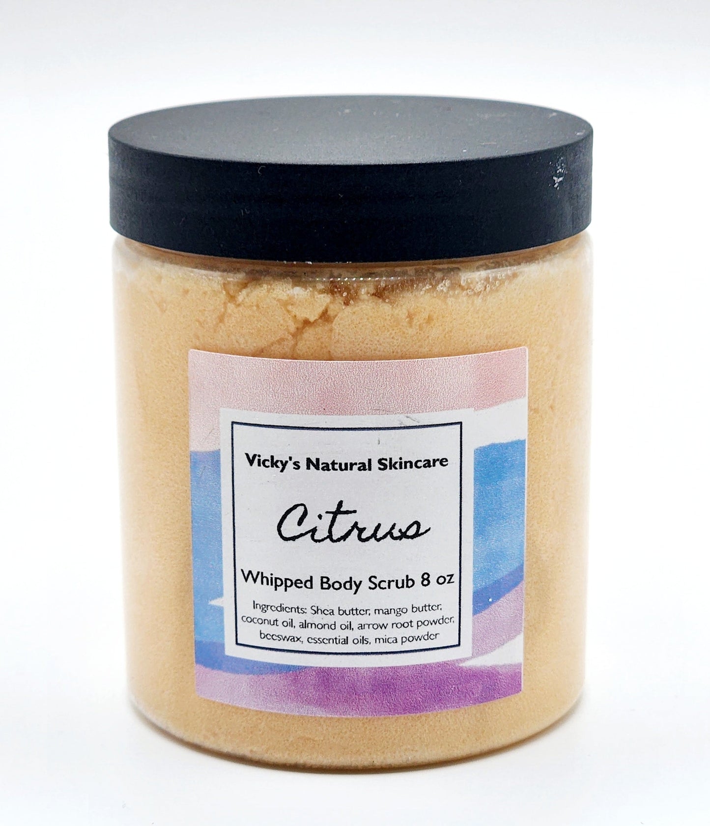 Whipped sugar scrub
