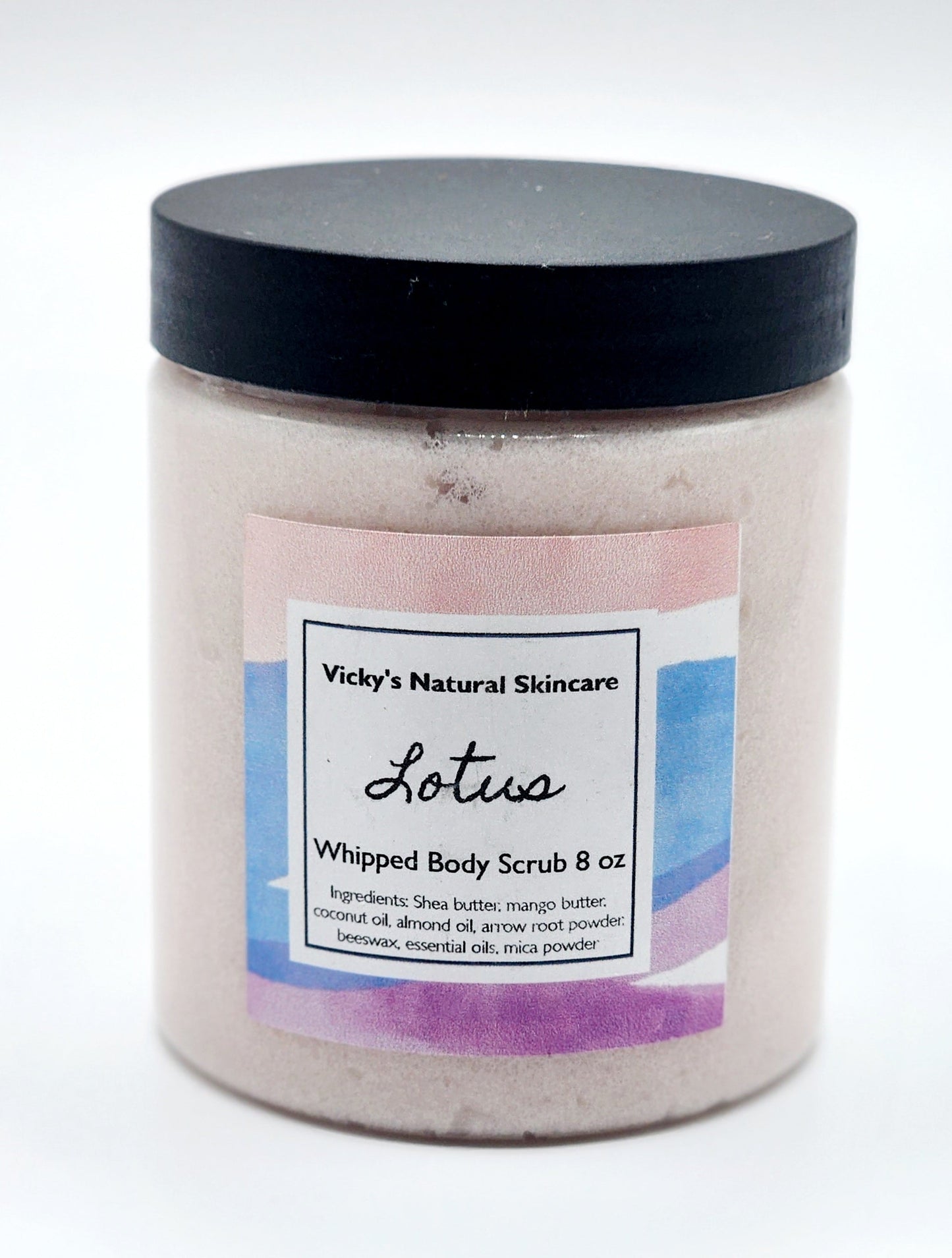 Whipped sugar scrub