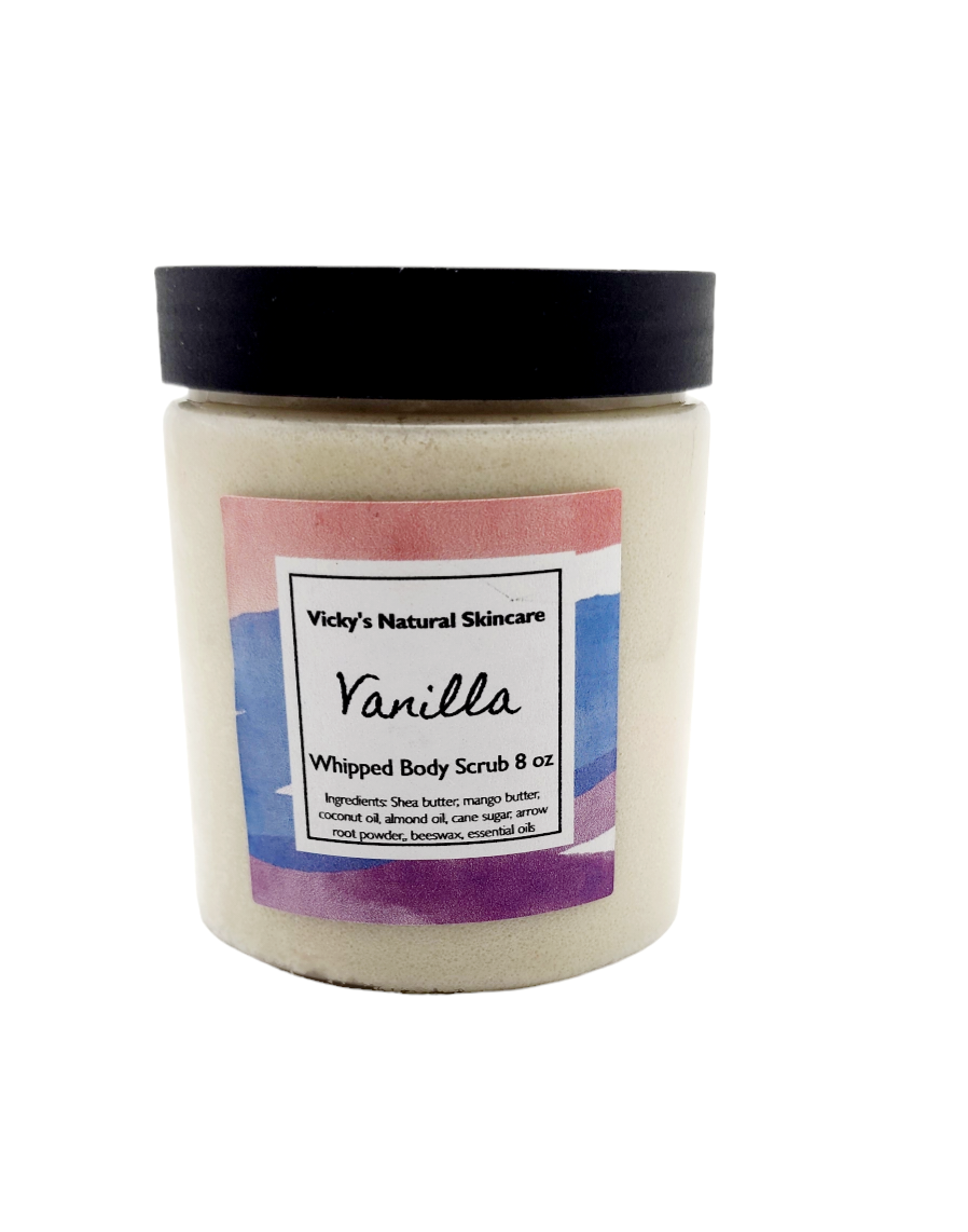 Whipped sugar scrub