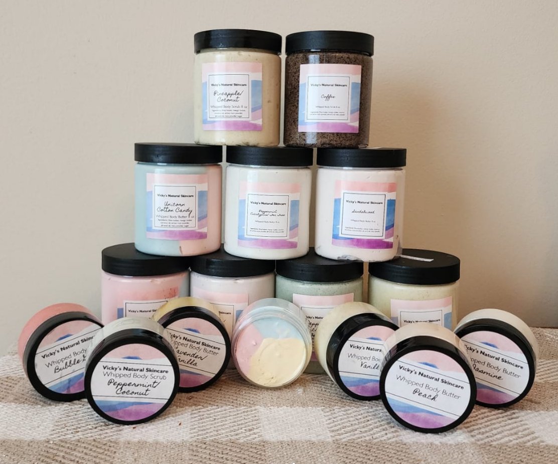 Whipped body balm